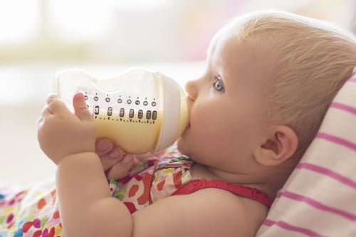  میزان شیر خشک بر اساس وزن نوزاد دوماهه