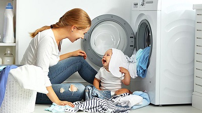 شستن لباس با ماشین لباسشویی