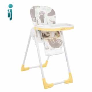 صندلی غذا کیکابو مدل kikkaboo vitto رنگ زرد