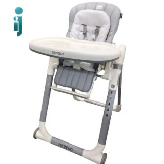 صندلی غذا ببکو مدل Bebeko Papa Nana قابلیت تنظیم پشتی در ۳ حالت دارد و حالت خواب کامل دارد.