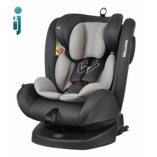 صندلی ماشین ۳۶۰ درجه ولدون مدل Welldon 1214 تا ۳۶ کیلوگرم ظرفیت تحمل وزن کودک را دارد.