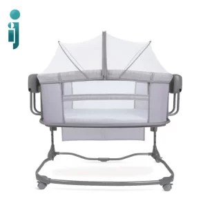 تخت کنار مادر ماستلا 3in1 طوسی تیره