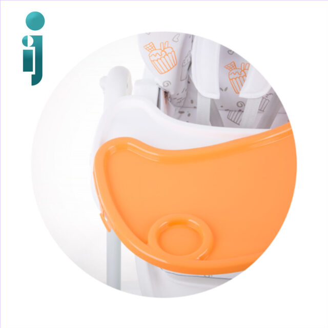 صندلی-غذا-پرتابل-چیپولینو-مدل-chipolino-lollipop-12 در رنگبندی پرتقالی