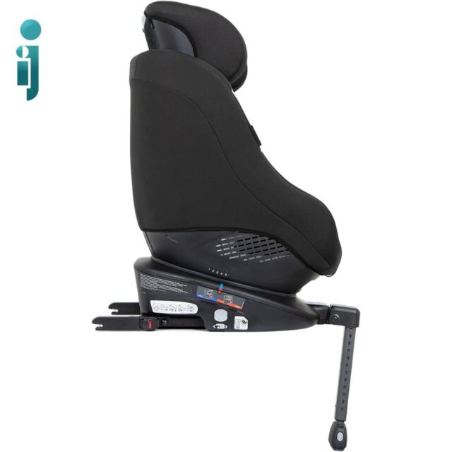 صندلی ماشین ۳۶۰ گراکو Turn2me به همراه تنظیم محل قرارگیری سر مشکی