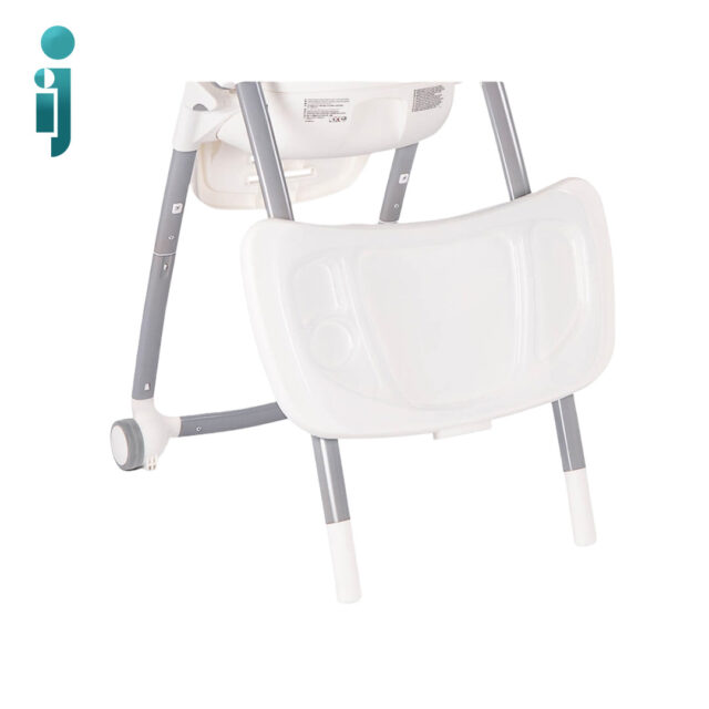 صندلی غدا جویی مدل joie multiply 6in1 .8 امکان نگهداری سینی غذا در پشت پایه‌های صندلی