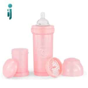 ‫شیشه شیر تویست شیک مدل‬ ‫Twistshake ‬ ‫260 میلی لییتر‬ ‫۱ عددی‬ صورتی صدفی