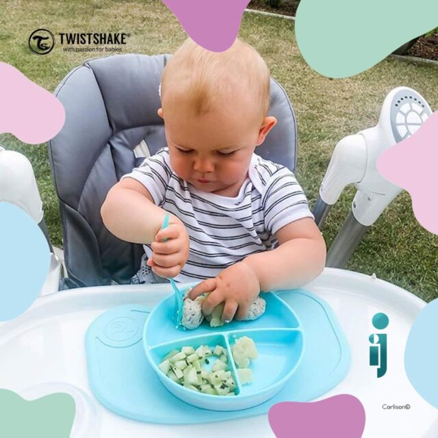 سرویس غذاخوری تویست شیک مدل‬ ‫Twistshake ‬ ‫۳ تکه‬ با کودک