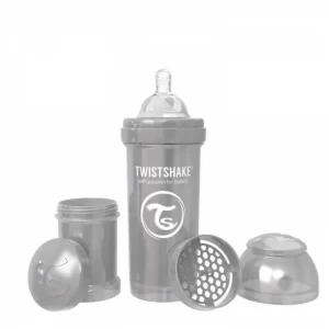‫شیشه شیر تویست شیک مدل‬ ‫Twistshake ‬ ‫260 میلی لییتر‬ ‫۱ عددی‬ طوسی صدفی