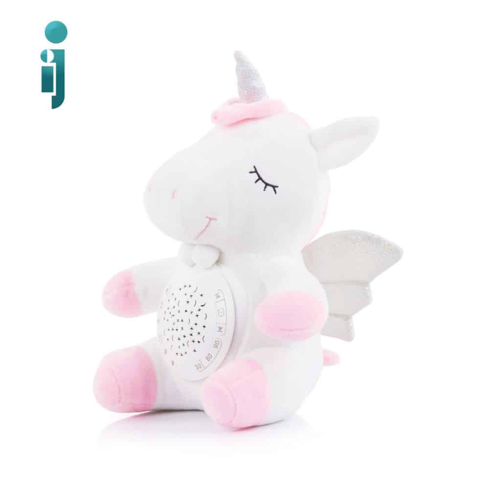 ‫عروسک چیپولینو مدل‬ ‫Chipolino Unicorn‬ سفید صورتی