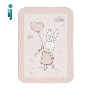 ‫پتو نوزاد کیکابو ۱۱۰*۸۰ مدل‬ ‫kikkaboo Rabbits In Love‬