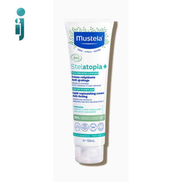 ‫کرم اگزما موستلا مدل‬ +‫Mustela Stelatopia ‬ ‫150میل‬ سفید