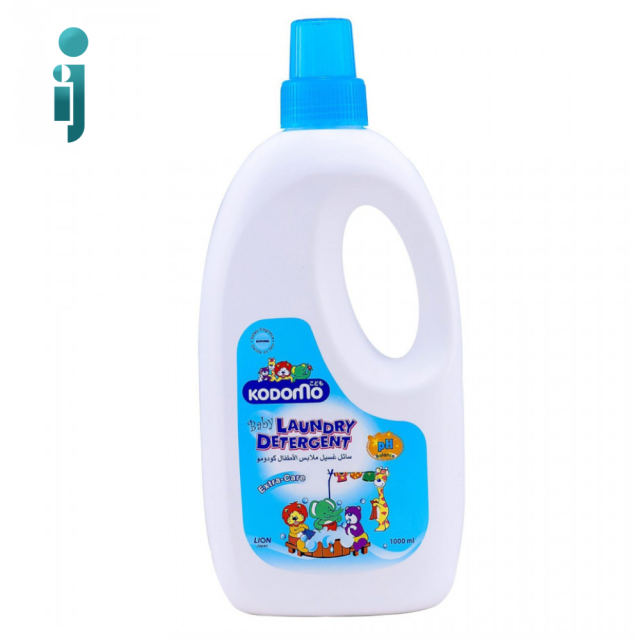 مایع لباسشویی نوزاد نرم کننده کودومو مدل‬ ‫Kodomo LAUNDRY DETERGENT ‬ ‫۱۰۰۰ میل‬ سفید