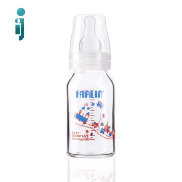 ‫شیشه شیر سیلیکات فارلین مدل‬ ‫Farlin 808G‬ ‫120 میل‬ شفاف