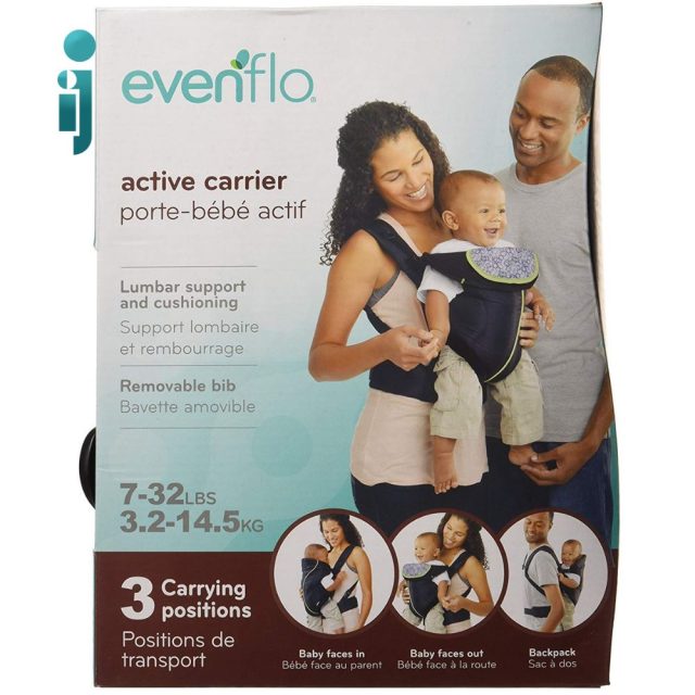 ‫آغوشی ایون فلو مدل active‬ ‫Evenflo ‬در بسته بندی