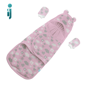 قنداق چسبی تمام چاپ رزبرن مدل‬ ‫Roseborn LITTLE SWEETIE-GIRL‬