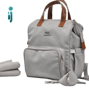 ‫ساک لوازم کیو زد مامی بگ مدل‬ ‫Qz Mommy Bag Luxury ‬ طوسی