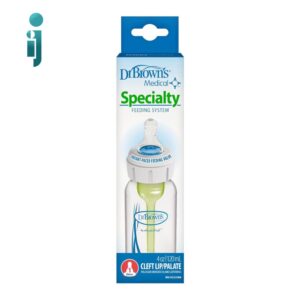 شیشه شیر طلق دکتر براونز مدل‬ ‫Dr Browns Specialty feeding system‬ ‫۱۲۰میل ‬ ‫۱ عددی‬