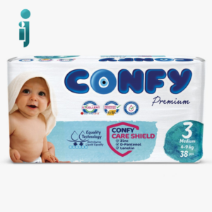 پوشک نوزاد کانفی سایز ۳ مدل‬ ‫Confy ‬ ‫۳۸ عدد‬ی