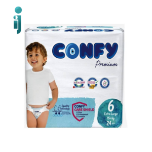 پوشک نوزاد کانفی سایز ۶ مدل‬ ‫Confy ‬ ‫۲۴ عدد‬ی