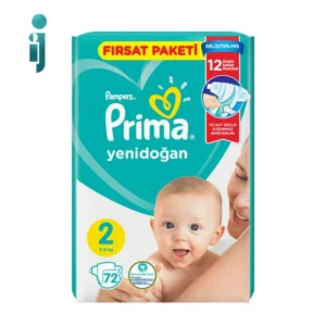 پوشک بچه پریما Prima سایز2 بسته 72 عددی ترک