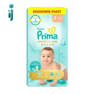 پوشک بچه پریما Prima سایز3 بسته 52 عددی لهستانی
