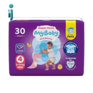 ‫پوشک مای بیبی‬ ‫My baby ‬مدل شورتی کانالدار سایز۴ بسته ۳۰عددی