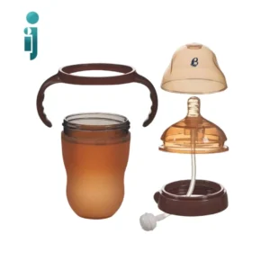 شیشه شیر گیاهی بیبی کرون مدل‬ ‫babycrown ‬ ‫250‬ ‫۱ عددی