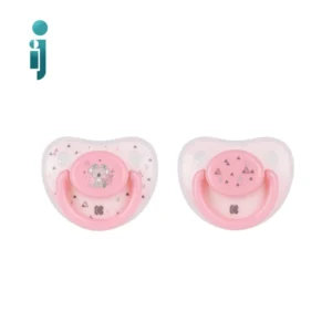 پستانک ۲ عدد کیکابو مدل‬ ‫kikkaboo PINK‬ ‫‬ ‫0-6 ماهگی‬