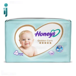 ‫پوشک نوزاد هانیز مدل‬ ‫Honeys ‬ سایز 4 34 عددی