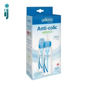 ‫شیشه شیر پلیمر دکتر براونز مدل‬ ‫Dr Browns Anti-colice option plus‬ ‫250‬ ‫۲ عددی‬